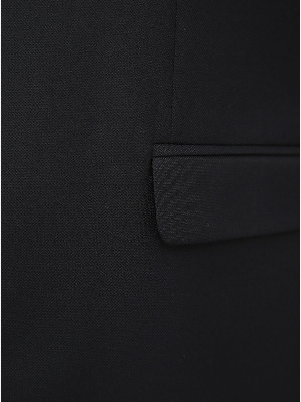 Jack & Jones Μαύρο ανδρικό μάλλινο σακάκι Jack & Jones Solaris