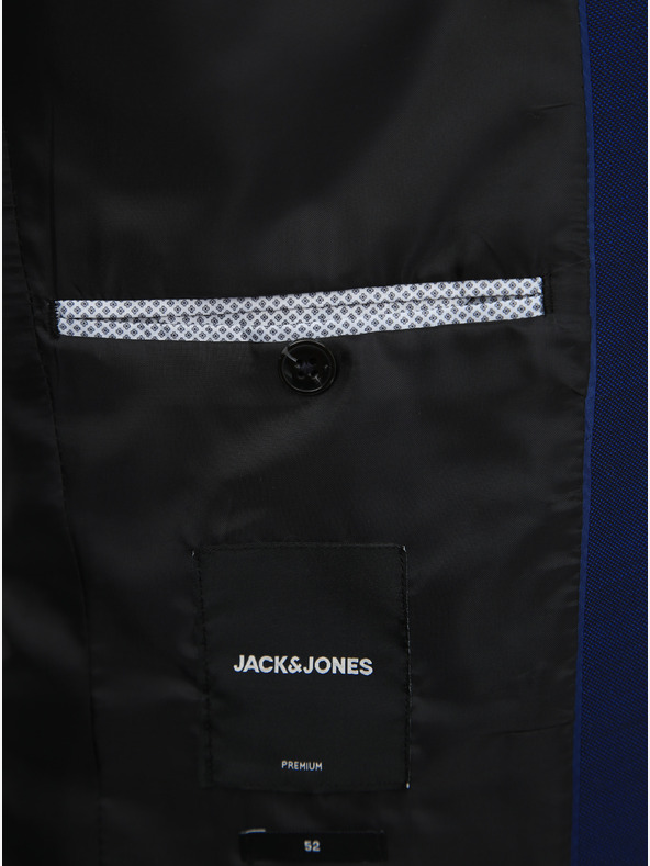Jack & Jones Μπλε μάλλινο σακάκι Jack & Jones Solaris