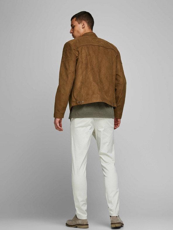 Jack & Jones Καφέ σακάκι Jack & Jones Rocky σουέτ