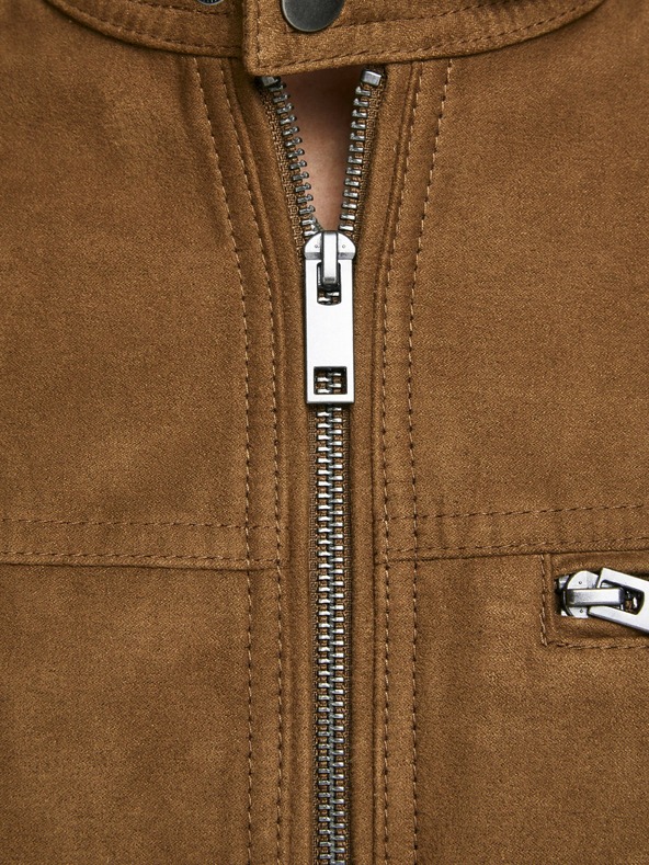 Jack & Jones Καφέ σακάκι Jack & Jones Rocky σουέτ