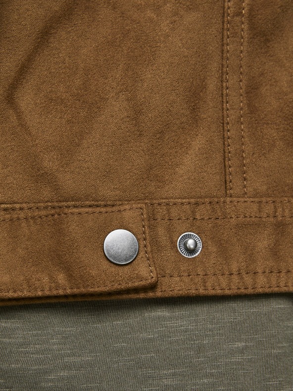 Jack & Jones Καφέ σακάκι Jack & Jones Rocky σουέτ