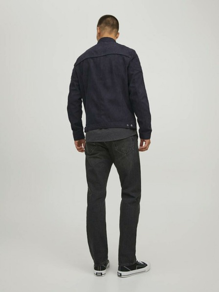 Jack & Jones Μαύρο σακάκι Jack & Jones Rocky σουέτ