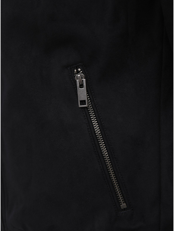 Jack & Jones Μαύρο σακάκι Jack & Jones Rocky σουέτ