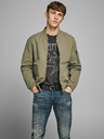 Jack & Jones Χακί αδιάβροχο μπομπερ Jack & Jones Rush