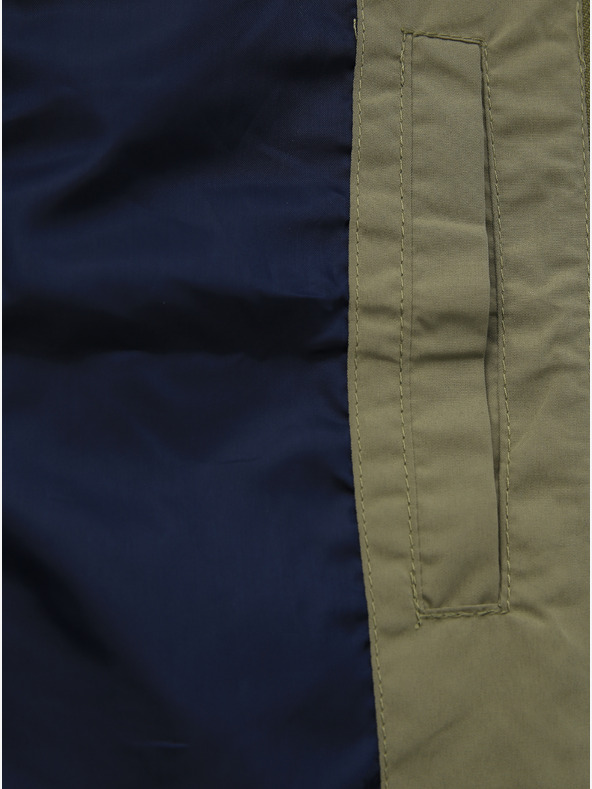 Jack & Jones Χακί αδιάβροχο μπομπερ Jack & Jones Rush