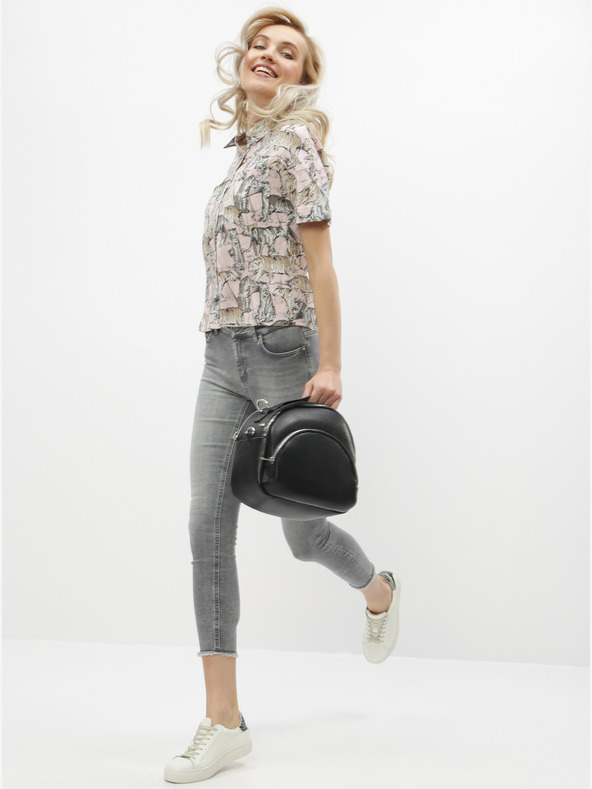 ONLY Γκρι cropped skinny fit τζιν ONLY Blush
