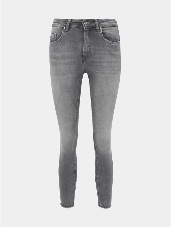 ONLY Γκρι cropped skinny fit τζιν ONLY Blush