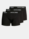 Jack & Jones Σετ τριών μαύρων μποξεράκια Jack & Jones Anthony