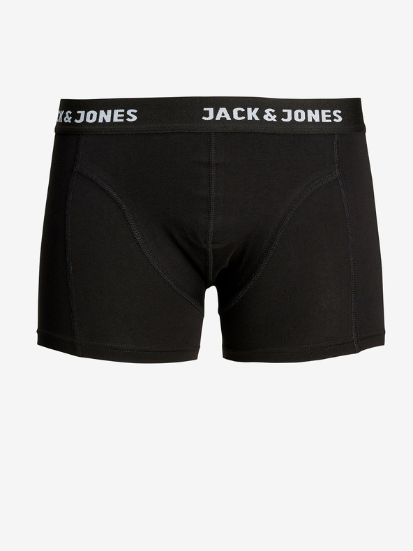 Jack & Jones Σετ τριών μαύρων μποξεράκια Jack & Jones Anthony