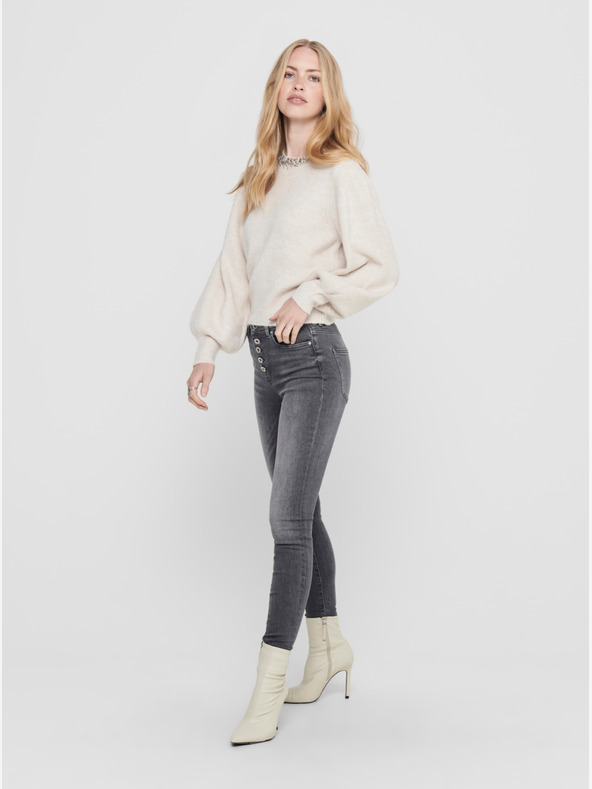 ONLY Κρέμα ΜΟΝΟ πουλόβερ Elsa