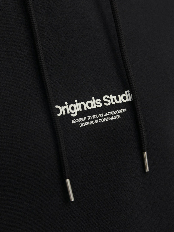 Jack & Jones Jack & Jones Vesterbro Μαύρη ανδρική κουκούλα
