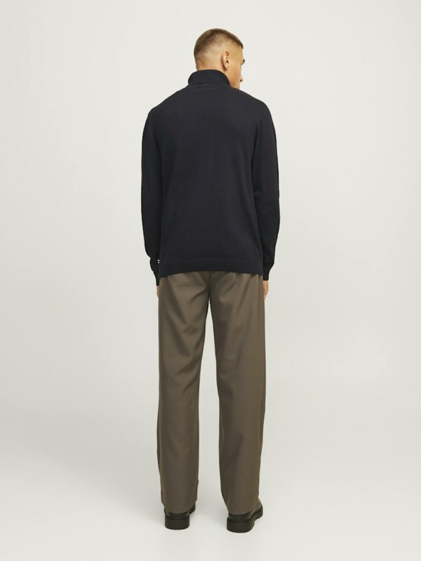 Jack & Jones Μαύρο Ανδρικό Jack & Jones Basic Turtleneck