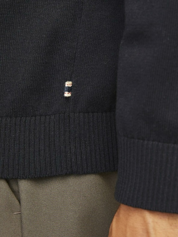 Jack & Jones Μαύρο Ανδρικό Jack & Jones Basic Turtleneck