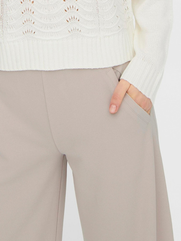 Jacqueline de Yong JDY Louisville Μπεζ Γυναικείο παντελόνι Culottes