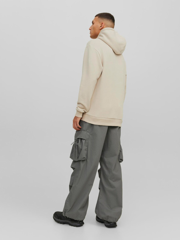 Jack & Jones Μπεζ ανδρικό Jack & Jones Bradley Hoodie