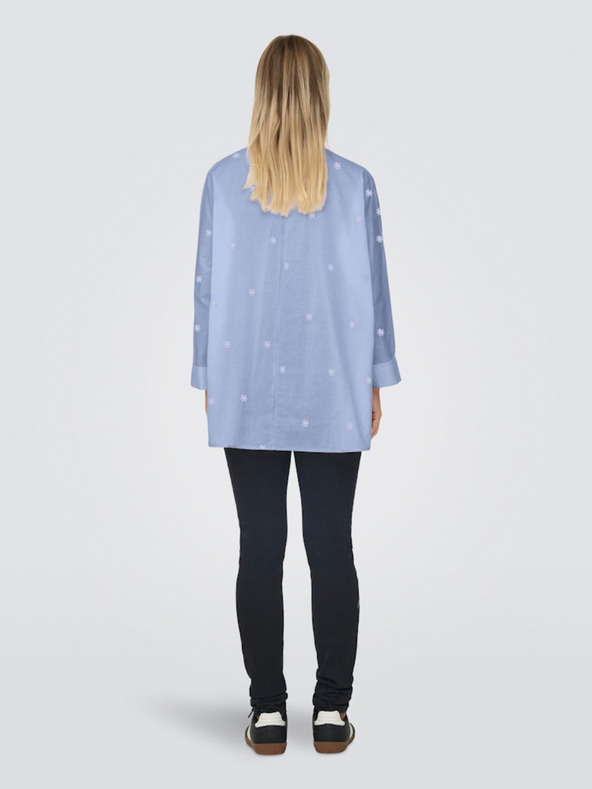 ONLY Μπλε γυναικείο πουκάμισο ONLY