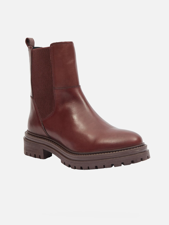 Geox Γυναικεία μπορντό μποτάκια Geox Iridea