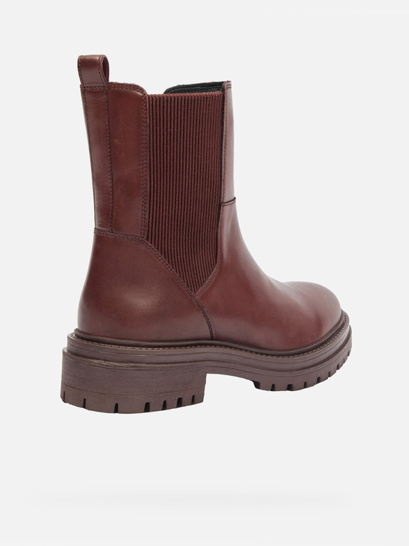 Geox Γυναικεία μπορντό μποτάκια Geox Iridea