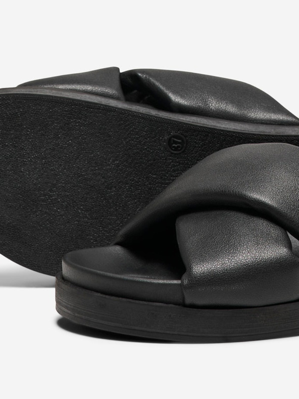 ONLY Μαύρες γυναικείες παντόφλες ONLY Minnie-12