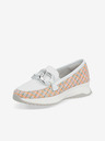 Rieker Λευκά γυναικεία loafers Rieker