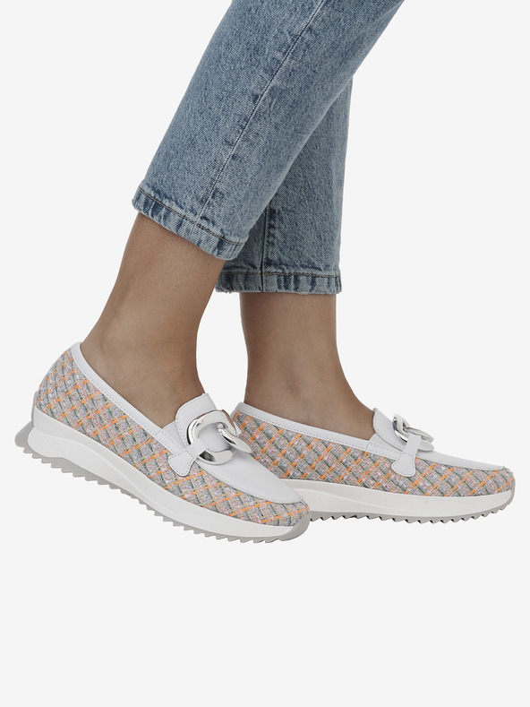 Rieker Λευκά γυναικεία loafers Rieker