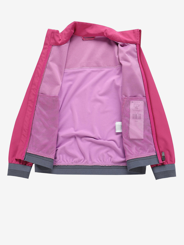 ALPINE PRO Ροζ μπουφάν softshell για κορίτσια ALPINE PRO TYCHO