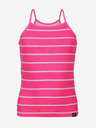 NAX Σκούρο ροζ ριγέ μπλουζάκι για κορίτσια NAX Burgo
