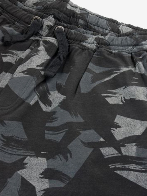 ALPINE PRO Μαύρο ανδρικό παντελόνι ALPINE PRO LOHER