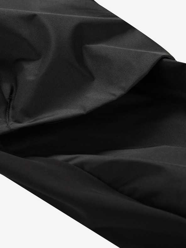 ALPINE PRO Μαύρο ανδρικό παντελόνι γρήγορου στεγνώματος ALPINE PRO SAMUL