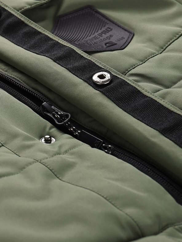 ALPINE PRO Πράσινο ανδρικό γιλέκο με μεμβράνη ALPINE PRO HARD