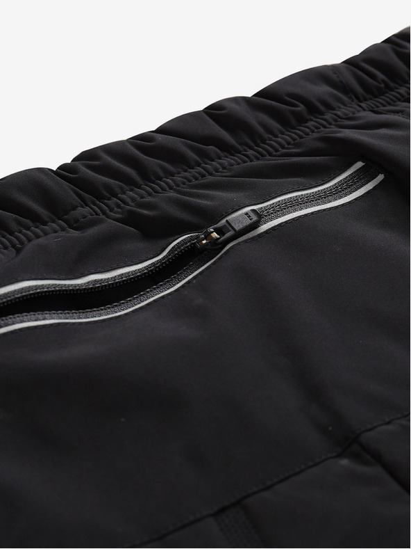 ALPINE PRO Μαύρο ανδρικό αθλητικό σορτς ALPINE PRO WERM