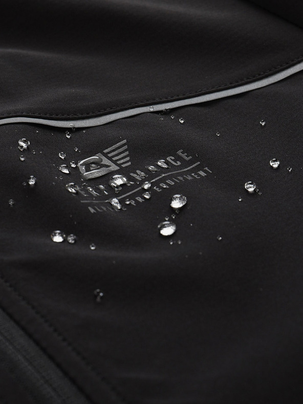 ALPINE PRO Μαύρο γυναικείο softshell μπουφάν ALPINE PRO Geroca