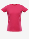 NAX Σκούρο ροζ γυναικείο basic t-shirt NAX DELENA