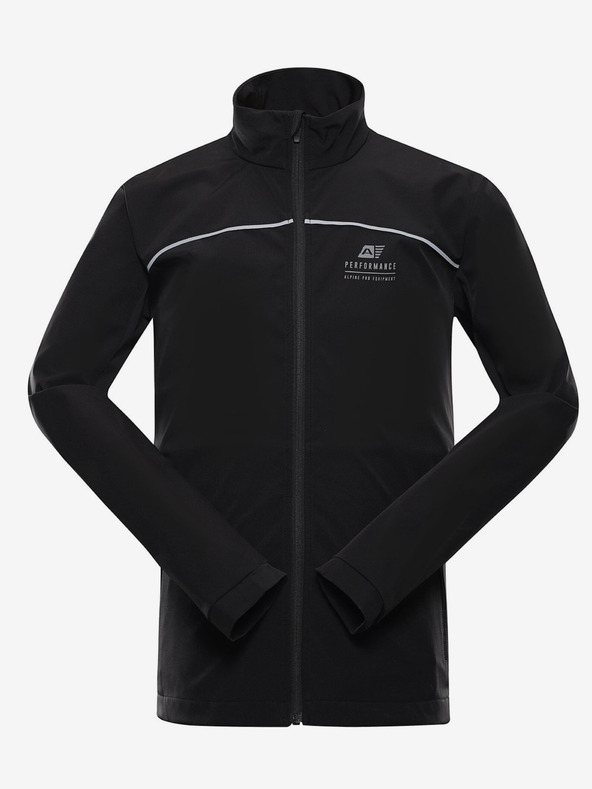 ALPINE PRO Μαύρο ανδρικό softshell μπουφάν ALPINE PRO Geroc