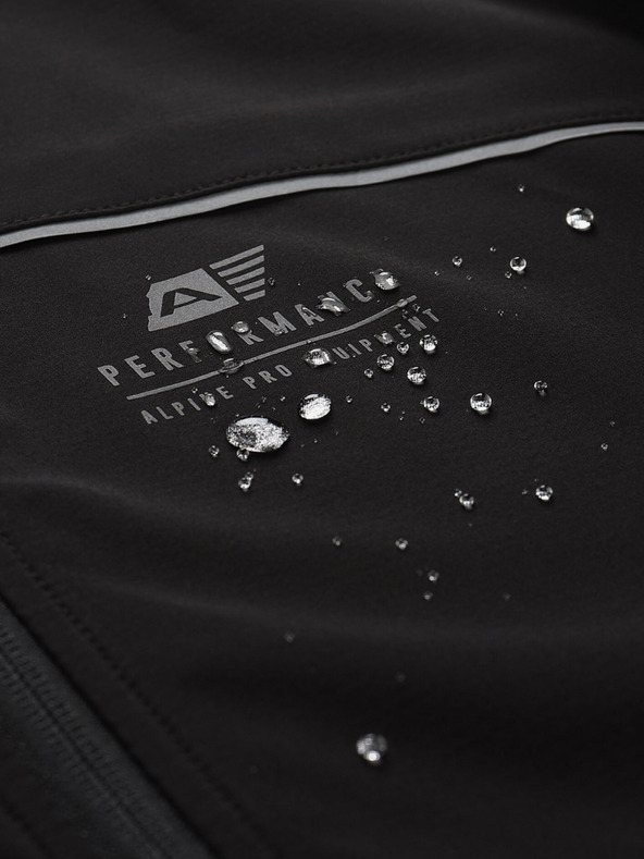 ALPINE PRO Μαύρο ανδρικό softshell μπουφάν ALPINE PRO Geroc