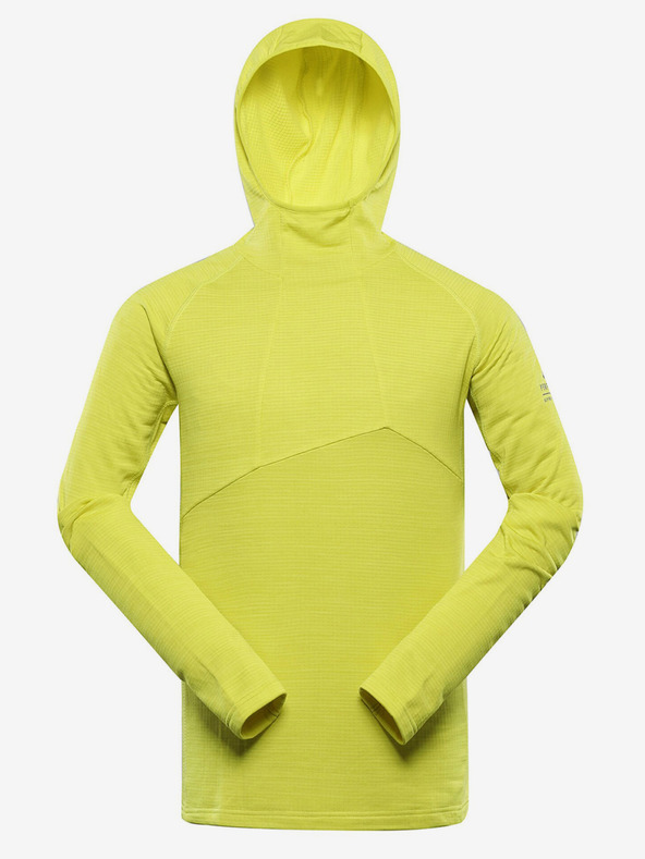 ALPINE PRO Πράσινο νέον ανδρικό λειτουργικό φούτερ ALPINE PRO Gorf