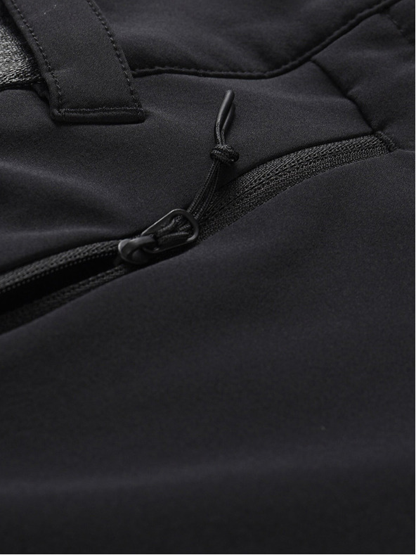 ALPINE PRO Μαύρο γυναικείο παντελόνι εξωτερικού χώρου ALPINE PRO Ramela