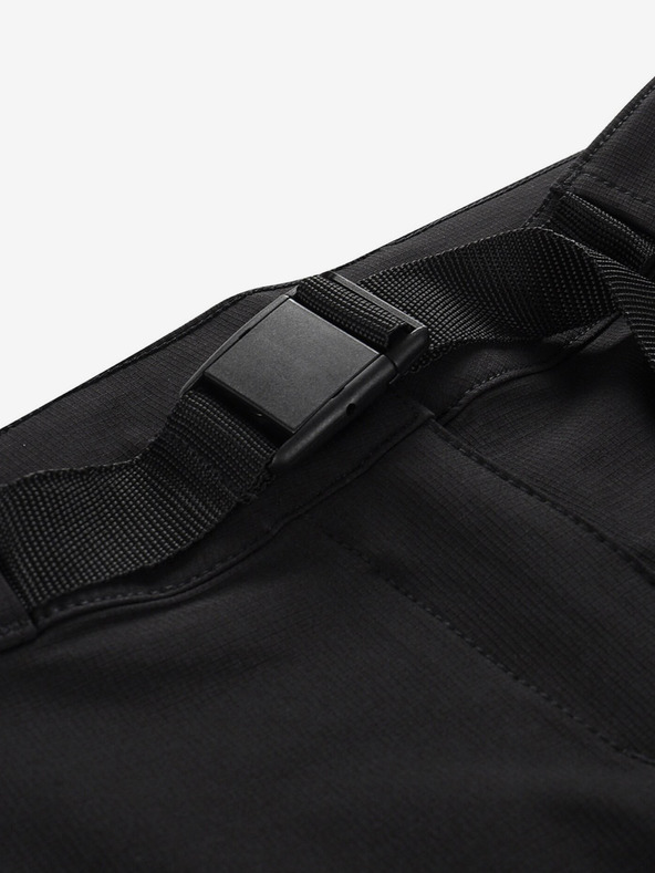 ALPINE PRO Μαύρο γυναικείο παντελόνι εξωτερικού χώρου ALPINE PRO Corba