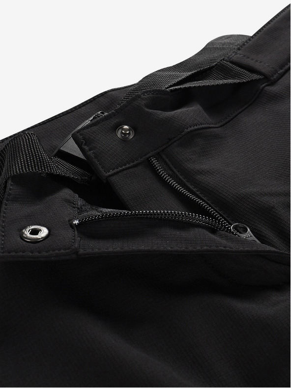 ALPINE PRO Μαύρο γυναικείο παντελόνι εξωτερικού χώρου ALPINE PRO Corba