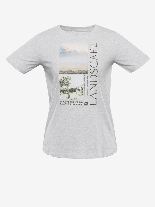 ALPINE PRO Λευκό γυναικείο t-shirt ALPINE PRO Gorena