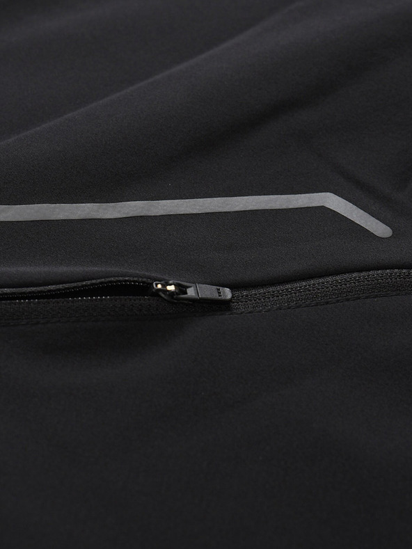 ALPINE PRO Μαύρο ανδρικό παντελόνι εξωτερικού χώρου ALPINE PRO Ramel