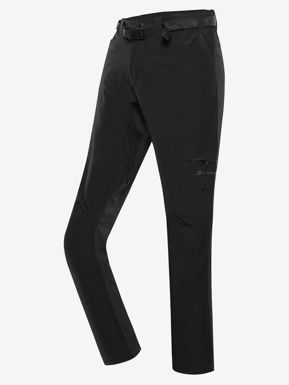 ALPINE PRO Μαύρο ανδρικό softshell παντελόνι ALPINE PRO Corb