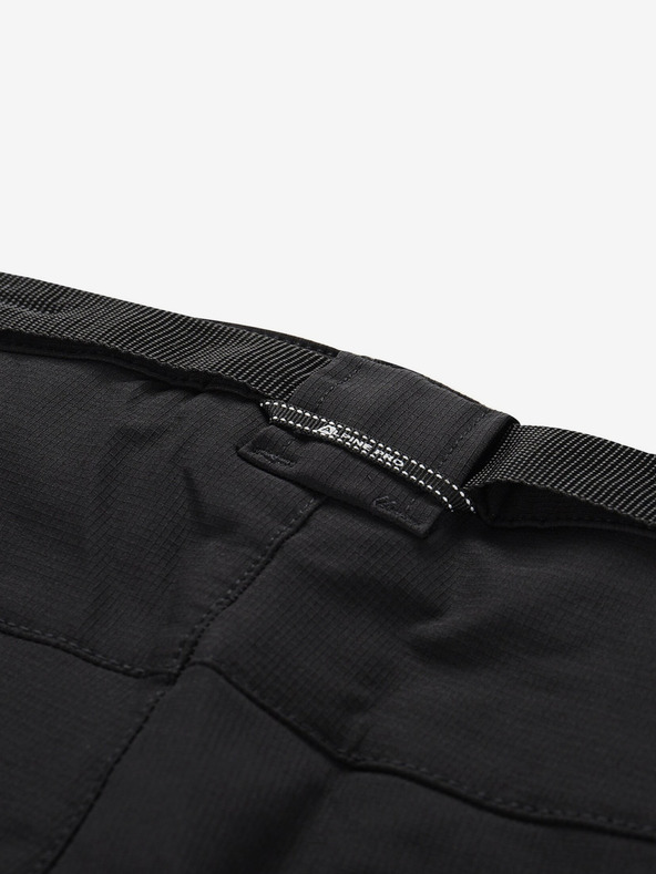 ALPINE PRO Μαύρο ανδρικό softshell παντελόνι ALPINE PRO Corb