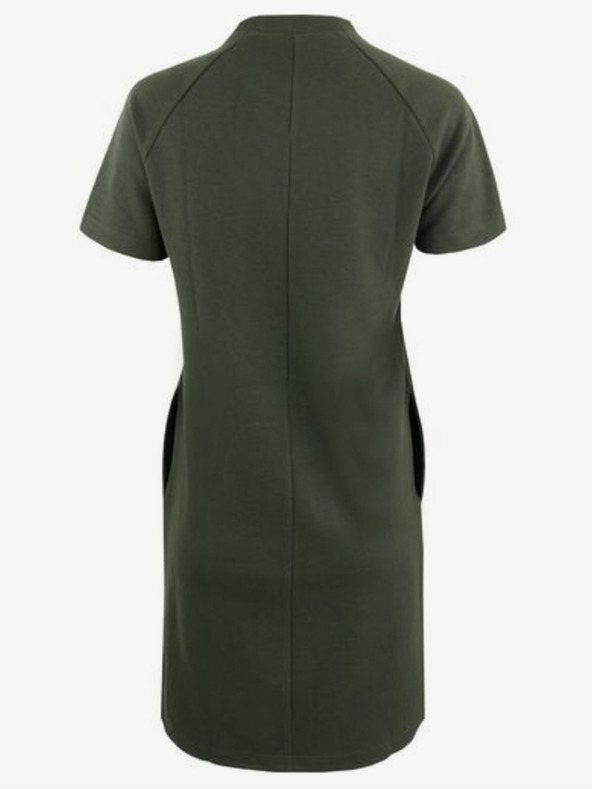 ALPINE PRO Σκούρο πράσινο γυναικείο φόρεμα ALPINE PRO Langa