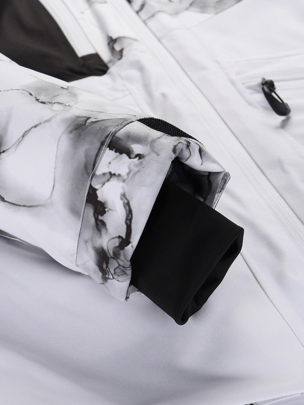 ALPINE PRO Γυναικείο μπουφάν σκι με μεμβράνη ptx ALPINE PRO UZERA λευκό pb