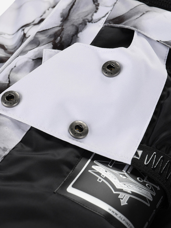 ALPINE PRO Γυναικείο μπουφάν σκι με μεμβράνη ptx ALPINE PRO UZERA λευκό pb