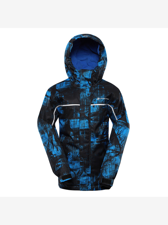 ALPINE PRO Παιδικό μπουφάν σκι με μεμβράνη ptx ALPINE PRO EDERO electric blue lemonade παραλλαγή pa