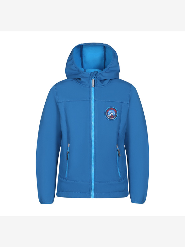 ALPINE PRO Παιδικό softshell μπουφάν με μεμβράνη ALPINE PRO OMANO mykonos blue