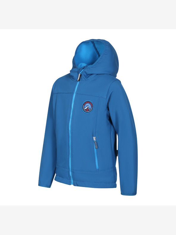 ALPINE PRO Παιδικό softshell μπουφάν με μεμβράνη ALPINE PRO OMANO mykonos blue