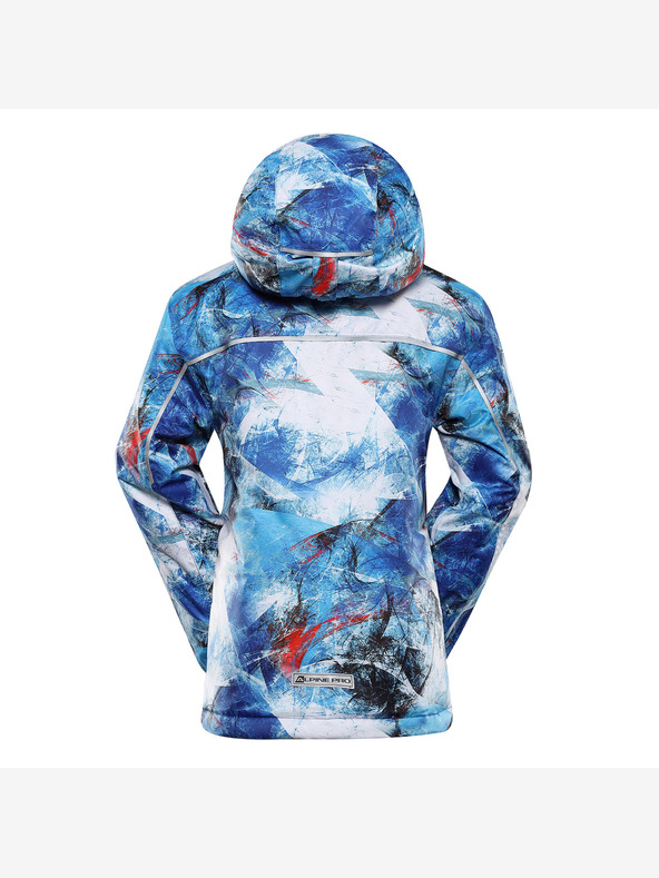 ALPINE PRO Παιδικό μπουφάν σκι με μεμβράνη ptx snow ALPINE PRO KIWERO μπλε παραλλαγή aster pb